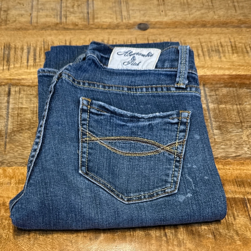 Abercrombie & Fitch Low Rise Boot Cut Denim Jeans
